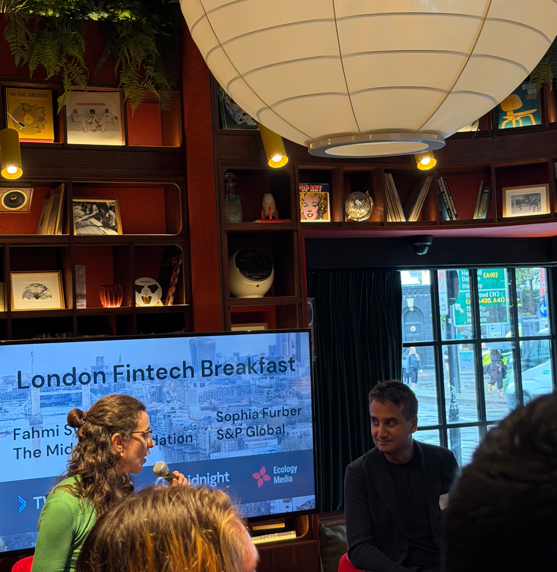 Panel discussion at the London Fintech Breakfast